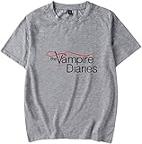 Nest Home The Vampire Diaries T-Shirt für Herren Kurzarm Pullover Casual T-S