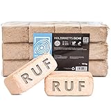 Holzbriketts RUF Eiche, 60kg, Brennholz Kamin Ofen Brikett Kohle Heizen H