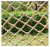 WX-WX Hanfseil Netz Kindertreppe Isolation Seil Netz Hindernisschutz Gartenzaun Netz Fotowanddekoration Decken Netz 8mm * 10cm(Size:1 * 6m(3 * 20ft))