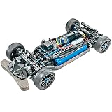 TAMIYA 47326-000 47326 47326-1:10 RC TT-02R Kit, ferngesteuertes Auto/Fahrzeug, Modellbau, Bausatz, Chassis, Hobby, schw