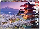 Educa 16775, Mount Fuji, 2000 Teile Puzzle für Erwachsene und Kinder ab 12 Jahren, Jap