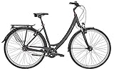 ZEG Pegasus Solero SL 7 Wave Damenfahrrad 7 Gang Cityrad 2020, Farbe:schwarz, Rahmenhöhe:45