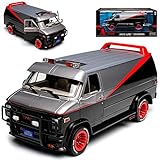 Greenlight GMC Vandura The A-Team Schwarz mit Rot 1968-1996 1/24 M