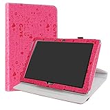 Acer Iconia One 10 B3-A40 Rotary hülle, LiuShan 360°rotierenden Drehbares Standfunktion hülle mit Schöne Muster für 10.1' Acer Iconia One 10 B3-A40 Andriod Tablet,Pink