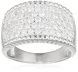 S. Oliver Damen-Ring 925 Silber Zirkonia weiß Gr. 52 (16.6) - 490108