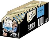 Sheba Katzenfutter Nassfutter in der Schale Craft Collection Pastete mit feinen Stückchen mit Thunfisch (MSC), 22 Schalen à 85g