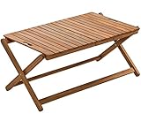 Dehner Tablett-Tisch Macao, ca. 90 x 50 x 38 cm, klappbar, FSC Akazienholz,