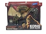 Kong Skull Island Creature Contact - Playset with Military Dinghy and Drag