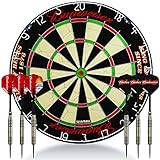 WINMAU Budweiser Bristle Dartscheibe mit Messingpfeilen und Zubehö