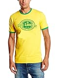 Coole-Fun-T-Shirts T-Shirt Mac Laren Irish Pub HIMYM-RINGER Druck in, gelb-green, L, 10713_gelb-green-Ringer_GR.L