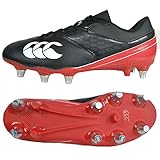Canterbury of New Zealand Herren Phoenix Raze Soft Ground Rugbyschuhe, Schwarz Black True Red 989, 45 EU