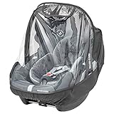 Maxi-Cosi Original Regenschutz für Babyschalen, universal passend für Baby-Autositze wie Maxi-Cosi Rock, Pebble Plus und Pebble Pro, Citi, Cabriofix und Babyschalen anderer Marken, transp