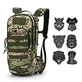 Mardingtop Taktischer Hydration Rucksack Fahrrad Hydration Pack mit Reflexstreifen für Klettern Trekking Radfahren Bergsteig