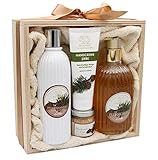 NEU! Geschenk Set Zirbe • mit BIO-Schafsmilch • hergestellt in Österreich • Natur • Anti-Stress-, Verwöhn-, Wellness & Badeset • ideale Geschenkidee für Frau und M