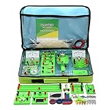 Chtom Schulwissenschaftslaboren Grundlegende physikalische elektrische Kreier-Lernstarter-Kit, grundlegende Strom-Magnetismus-Experiment-Bildungskits for Junior Senior School-S