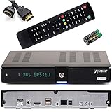 [ Test 2X SEHR GUT *] ANADOL IZYBOX 4K UHD Digital Sat Receiver 2160P - USB PVR Aufnahmefunktion Timeshift, Multistream, 2X USB, HDMI, HDTV, Astra vorinstalliert, Internet-Radio, HDR + HDMI Kab