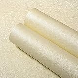 xiaoshun Vinyl-Tapete, selbstklebend, für Schlafzimmer, TV-Hintergrund-Tapete, 3D-Stereo-Wandaufkleber, 0,53 x 10 m, Beige S