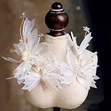 HGVVNM Kristallgarn Blume Kopfschmuck Frauen Mädchen Party Haare tragen Bräute Hochzeit Haarschmuck