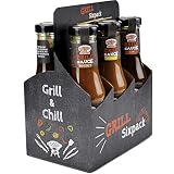 Altenburger Original Grill Sixpack, Grillsaucen Geschenkset mit sechs herrlich leckeren Grillsoßen, Mango, Curry, Whisky und mehr, ideales Grill Geschenk