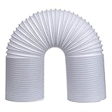 Klima Abluftschlauch, PVC Abluftschlauch Klimagerät Adapter,1,5M/2M,Ø150mm/130mm,Einfach Montage,Flexibel und Leicht,Abluftschlauch für Klimagerät Wäschetrockner Abzugshaube (1.5m * Ø130mm)