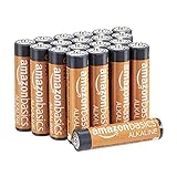 Amazon Basics AAA-Alkalibatterien, leistungsstark, 1,5 V, 20 Stück (Aussehen kann variieren)