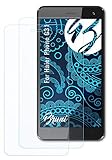 Bruni Schutzfolie kompatibel mit Haier Phone G31 Folie, glasklare Displayschutzfolie (2X)