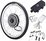 Viribus Ebike Umbausatz 26 Zoll E-Bike Vorderrad Umbausatz Kit 36V 500W Elektrofahrrad Umbausatz 26” Ebike Conversion Kit Electric Bicycle Umbausatz Pedelec Umbausatz (36V/500W-Vorderrad)