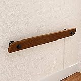 FAFZ Treppengeländer, Holzhandlauf Für Treppen (1ft-20ft), Rutschfestes Geländer Indoor-Loft-Sicherheitsgeländer, Korridor-Stützstange, Komplettes Kit (Size : 2ft)