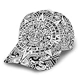 antkondnm Unisex Baseball Cap Adjustable Trucker Hat, Maya-Aztekenkalender, Einheitsgröß