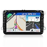 JOYX Android 10 Autoradio Passt für VW Passat/Golf/Skoda/Seat - GPS 2 Din - Rückfahrkamera Canbus KOSTENLOS - 2G+32G - 8 Zoll - Unterstützen DAB+ Lenkradsteuerung 4G WiFi Bluetooth Mirrorlink Carplay