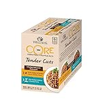 Wellness CORE Tender Cuts, Katzenfutter nass in Sauce, getreidefrei, hoher Fleischanteil, Hühnchen Selection Mix, 6 x 85 g