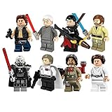 HOLYCOB Mini Figure Toy, Lego Star Wars: Death Star Minifigure - Princess Leia Carrie Fisher, Boys and Girls Little Gift(8 Pcs)