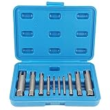 Gebrochener Gewindebohrer aus Schnellarbeitsstahl Gebrochener Schraubenabzieher Schraubenabzieher A B C 3 Optionales Set(10Pcs)