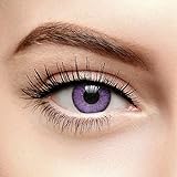 Chromaview Zwei Ton Farbige Kontaktlinsen Ohne Stärke Violett (90 Tage)