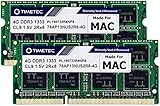 Timetec Hynix IC Compatible with Apple 8GB Kit (2x4GB) DDR3 1333MHz PC3-10600 SODIMM Memory Upgrade For Mac 8GB Kit (2x4GB)