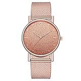Armbanduhr Damen Uhren Schmuck Quarzuhr Analog Edelstahlarmband Geburtstagsgeschenk Mode Frauen Mädchen Freundin,Mutter,Beste Freundin.Damen Casual Armb