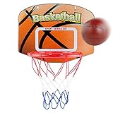 Basketballkorb Kinder fürs Zimmer Mini Basketball Spiel Set Basketball Korb für Draußen Drinnen Spielzeug Basketballkorb mit Ball und Bälle Pumpe Kinderspiele Geschenk für Jungen Mädchen 3+ J