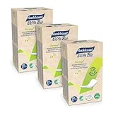 Vuokkoset 100% Bio Slipeinlagen normal, biologisch abbaubar, Bio-Baumwolle - 3x26 Stück Multipack