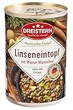DREISTERN Linseneintopf mit Wiener Würstchen, 400 g