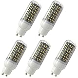 Aoxdi 5x LED GU10 Energiespar Mais Leuchtmittel Birnen 9W, Warmweiß, LED 9W Mais Licht Lampen 96 SMD 4014 LED GU10 Energiespar Lampe, AC220-240V