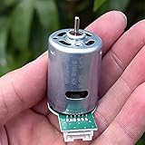 Lcuihong-Mini-Gleichstrommotor 365 Drucker-Kopierermotor, CW CCW DC 12V-24V 14.4V 13800RPM, Präzisionsmotor mit Feedback mit Geschwindigkeitsmessung, kann nach vorne gedreht werden DIY E