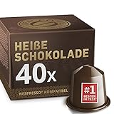 Heiße Schokolade für Nespresso. Cremig und süß. 40 kompatible Kap