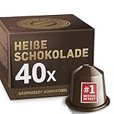 Heiße Schokolade für Nespresso. Cremig und süß. 40 kompatible Kap