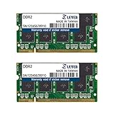 LEVEN DDR2 8GB (4GB × 2) 800MHz PC6400 Non-ECC SODIMM PC Computer Laptop Arbeitsspeicher RAM Upgrade (JR2S800172208-4Mx2)