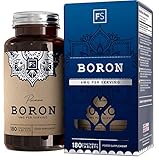 FS Bor Tabletten | 3mg Boron Ergänzungsmittel für das | 180 Chelatisiert Vegane Kapseln | GVO-Frei | Milch, Allergen und Gluten Frei | Hergestellt in ISO-Zertifizierten Betrieb