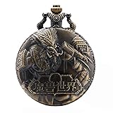 Herren Taschenuhr Vintage Bronze World of Warcraft Steampunk T