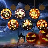 BLOOMWIN Halloween LED Lichterkette, String Light für Halloween, Halloween Deko Licht, Halloween Dekoration Lichterkette 3D Acryl Lichterbeleuchtung