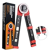 Multifunktionaler Winkelmesser, Lytool Winkelmesser Winkelfinder Messlineal Werkzeug Goniometer, Kompass für Holzbearbeitung