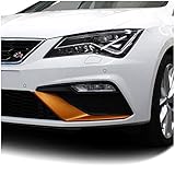 Folie Dekor für Spoiler Flap Wing Stoßstange Front Splitter Selbstklebend Passgenau Kfz Auto Zubehör (Kupfer Matt, Facelift (D049))
