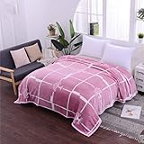 DIBAO Decke Coral Fleece Blanket Wirft for Couch Reisen Plaids Big Size Heimtextilien (Color : 25, Size : 200cmx230cm)